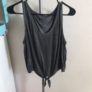 gray, american eagle tank top